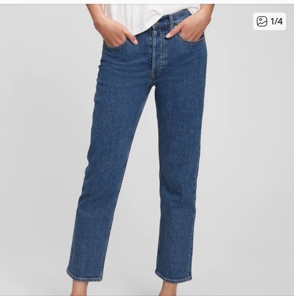 GAP Cheeky Straight High Rise Jean
